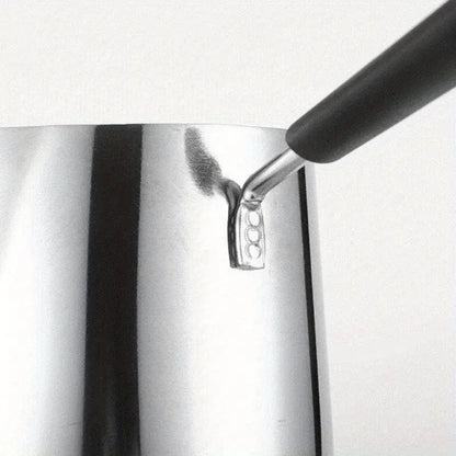 Stainless Steel Coffee Warmer | Turkish Greek Coffee Pot | Stovetop Safe & Durable Design 600ML