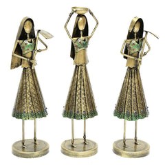 Narega lady Figurine Set Of 3