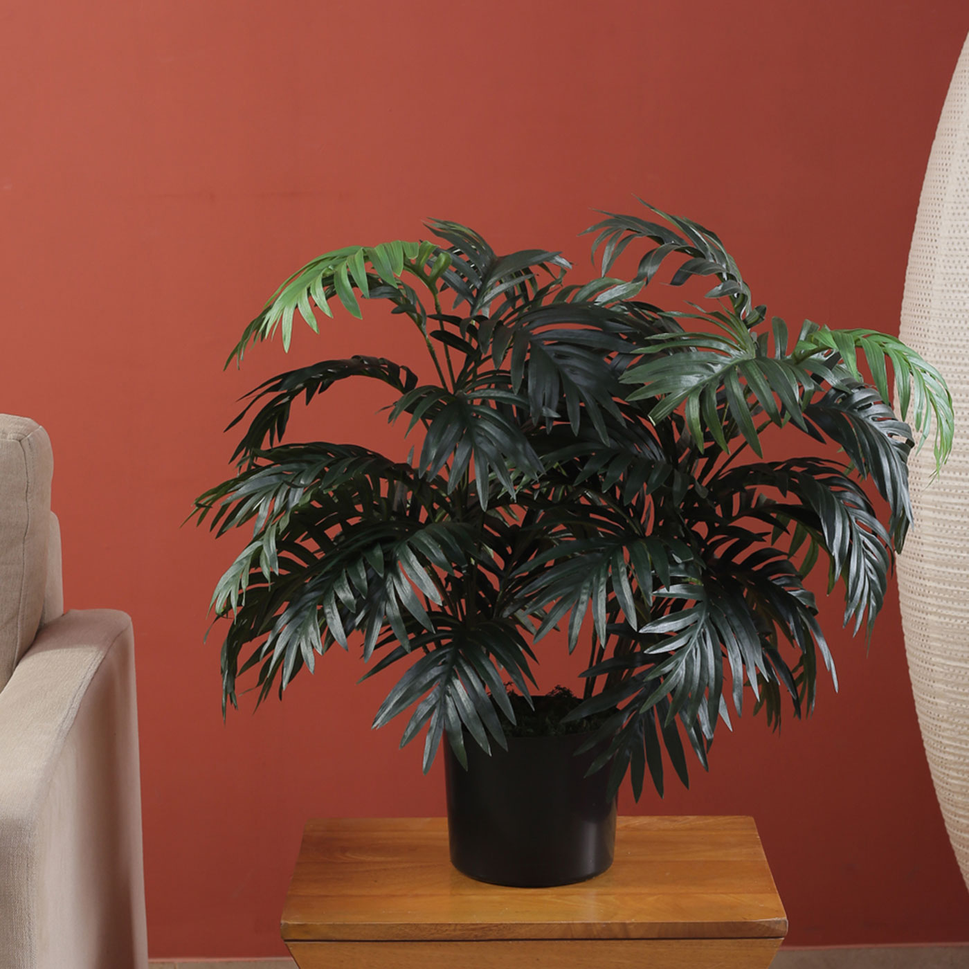 Artificial Areca Palm Plant for Home Decor/Office Decor/Gifting | Natural Looking Indoor Plant (With Pot, 26 Leaves, 75 cm)