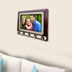 Photo frame key holder | 6 hooks | wall decor | home decor | gifting | bday gift