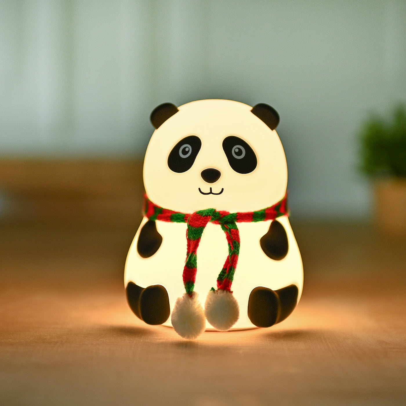 Silicone Panda Night Lamp for children | Bedroom | Christmas Gift | Tap Lamp | Multiple Colors