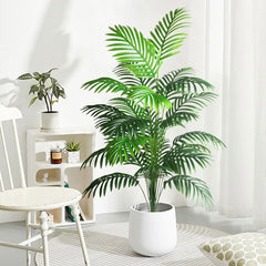 Artificial Areca Palm Plant for Home Decor/Office Decor/Gifting | Natural Looking Indoor Plant (With Pot, 130 cm)