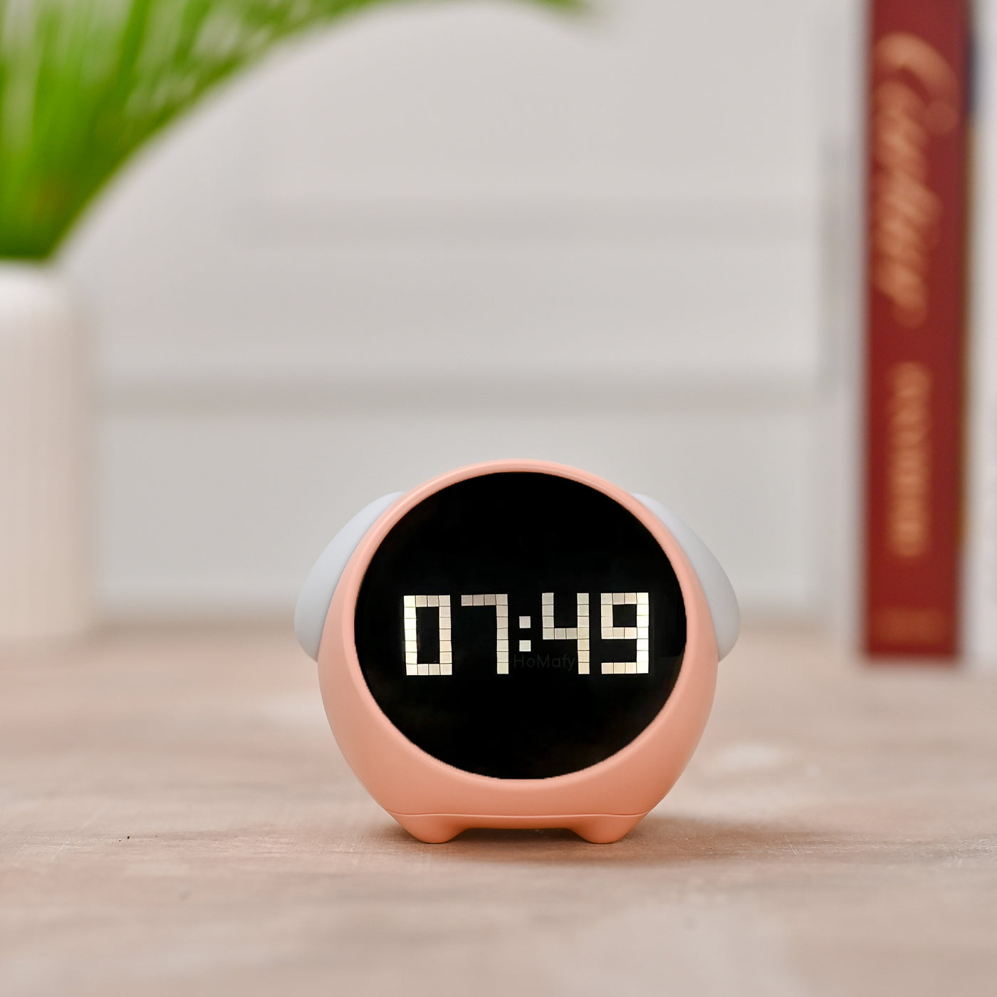 Cute Digital Emoticon Alarm Clock for kids & gifting purposes- Pink