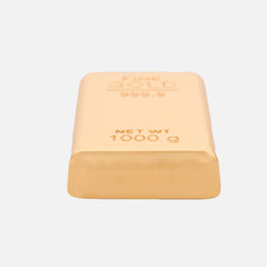 Gold Finish Metal Bar Paper Weight for Home Office Use