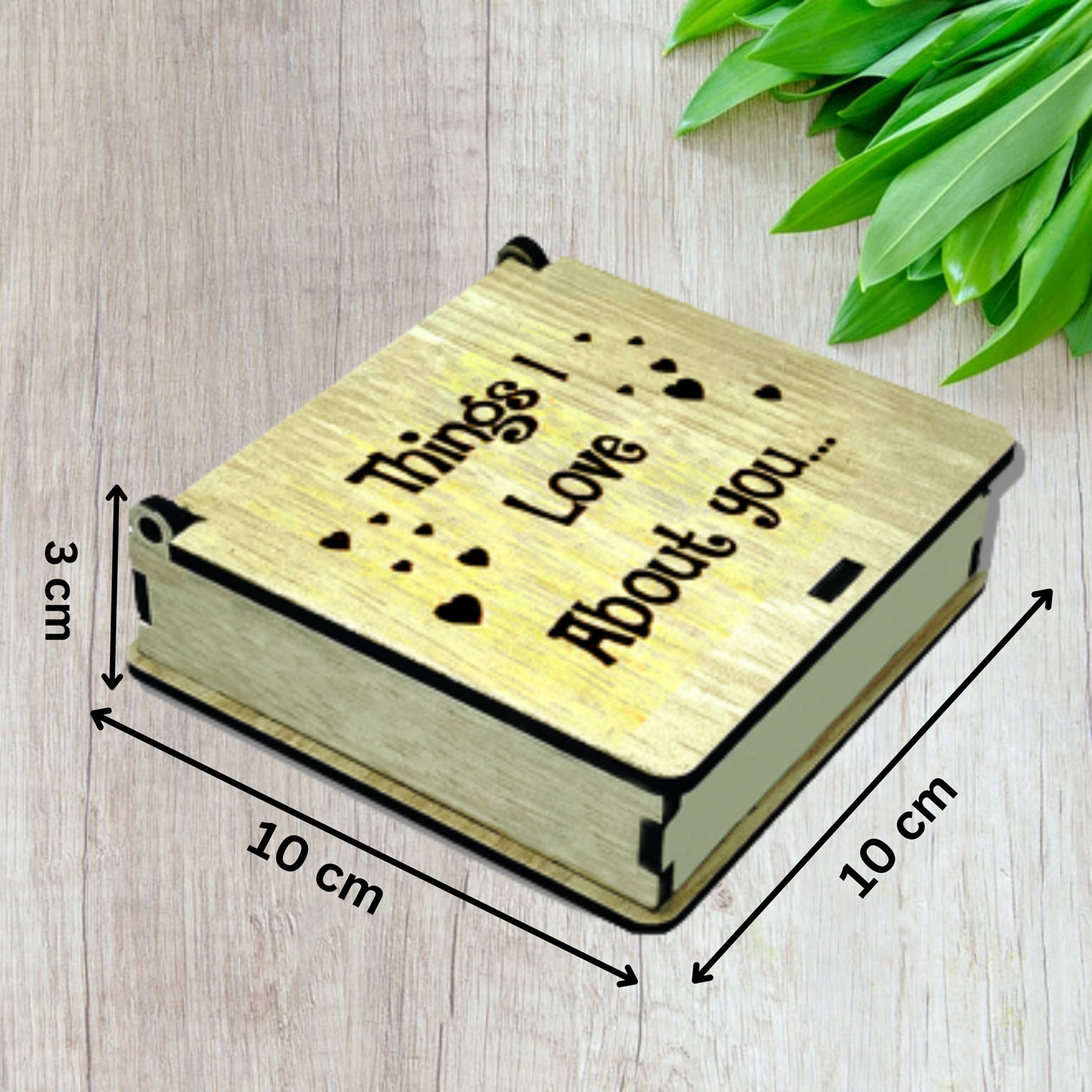 A Wooden Box With 14 Reasons Puzzle