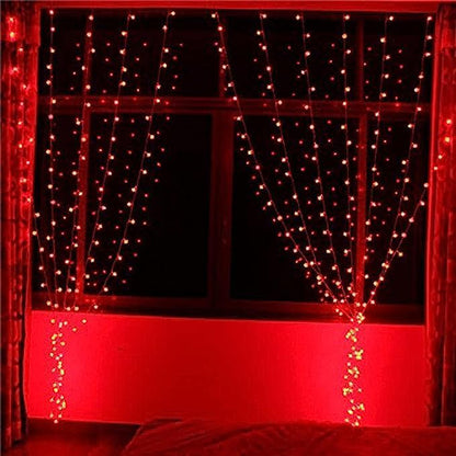 DecorTwist LED String Light for Home and Office Decor | Indoor & Outdoor Decorative Lights | Christmas | Diwali | Wedding | 15 Meter Length (Red)