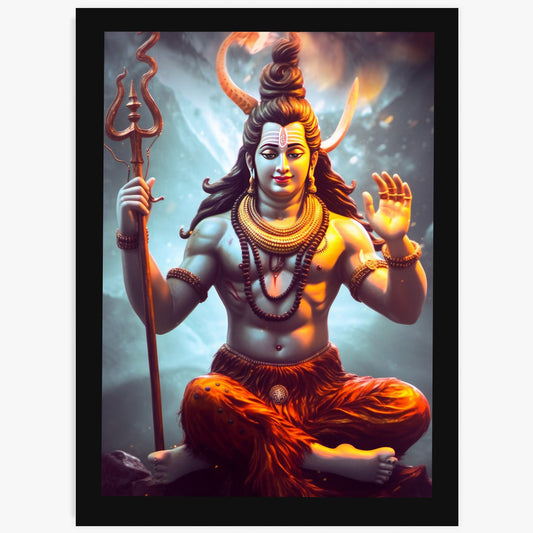 Vastu Shubharambh - Shiv Mahadev Wall Frame For Pooja, Home and Vastu remedy