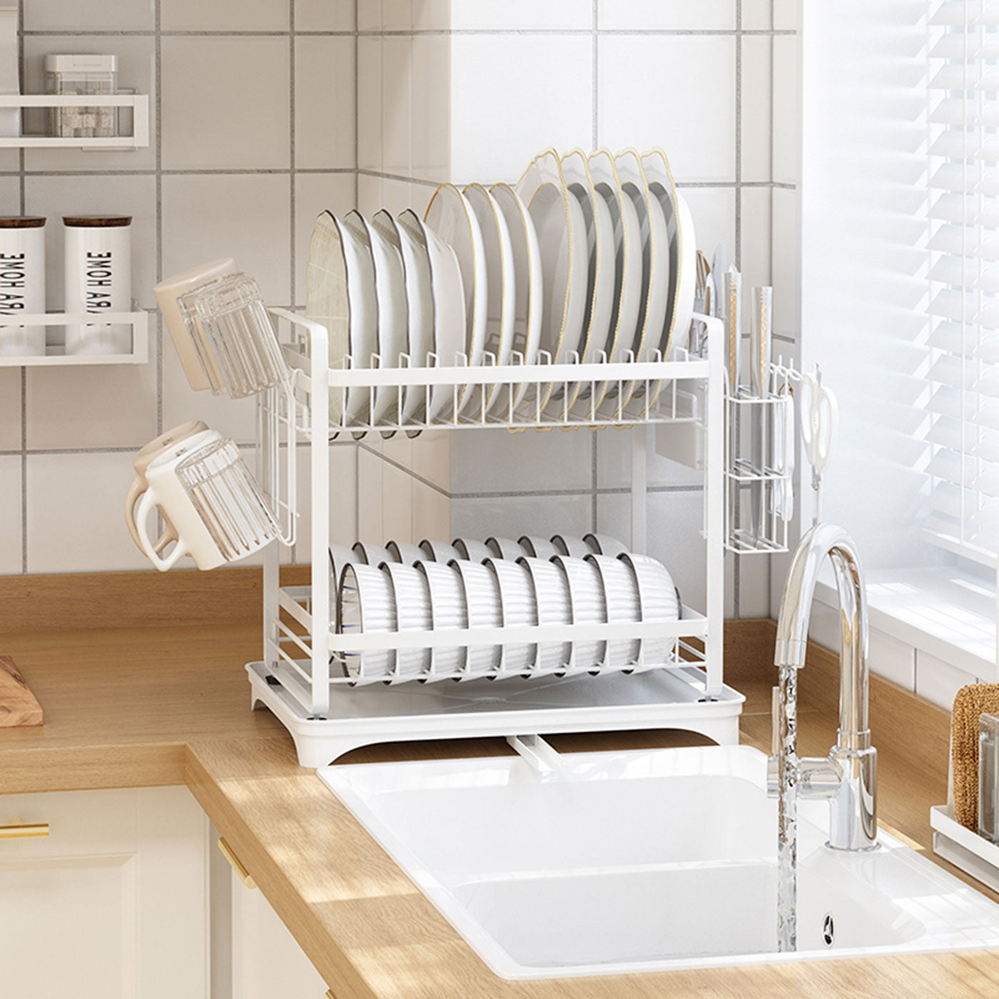 Double Layer Dish Rack