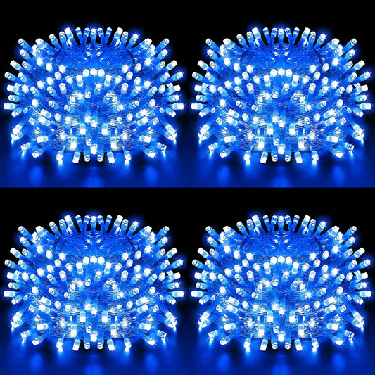 DecorTwist LED String Light for Home and Office Decor | Indoor & Outdoor Decorative Lights | Christmas | Diwali | Wedding | 15 Meter Length (Pack of 4) (Blue)