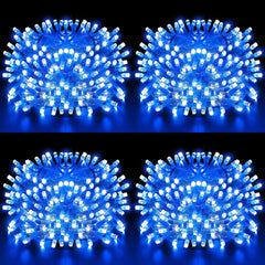 DecorTwist LED String Light for Home and Office Decor | Indoor & Outdoor Decorative Lights | Christmas | Diwali | Wedding | 15 Meter Length (Pack of 4) (Blue)