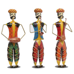 Musician Rajasthani Human Figurine, Set of 3