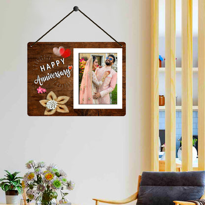 Happy Anniversary Wall Hanging Photo frame for Anniversary Gifting