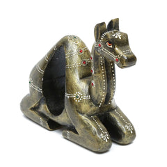 Camel Wood Animal Figurine