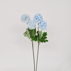 4 Pcs Artificial Flowers (Blue)