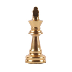 Decorative chess king queen gold small