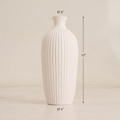 Saroi Vase White 12 inch