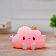 Silicone Cute Cloud Night Lamp for children | Bedroom | Christmas Gift | Tap Lamp | Multiple Colors