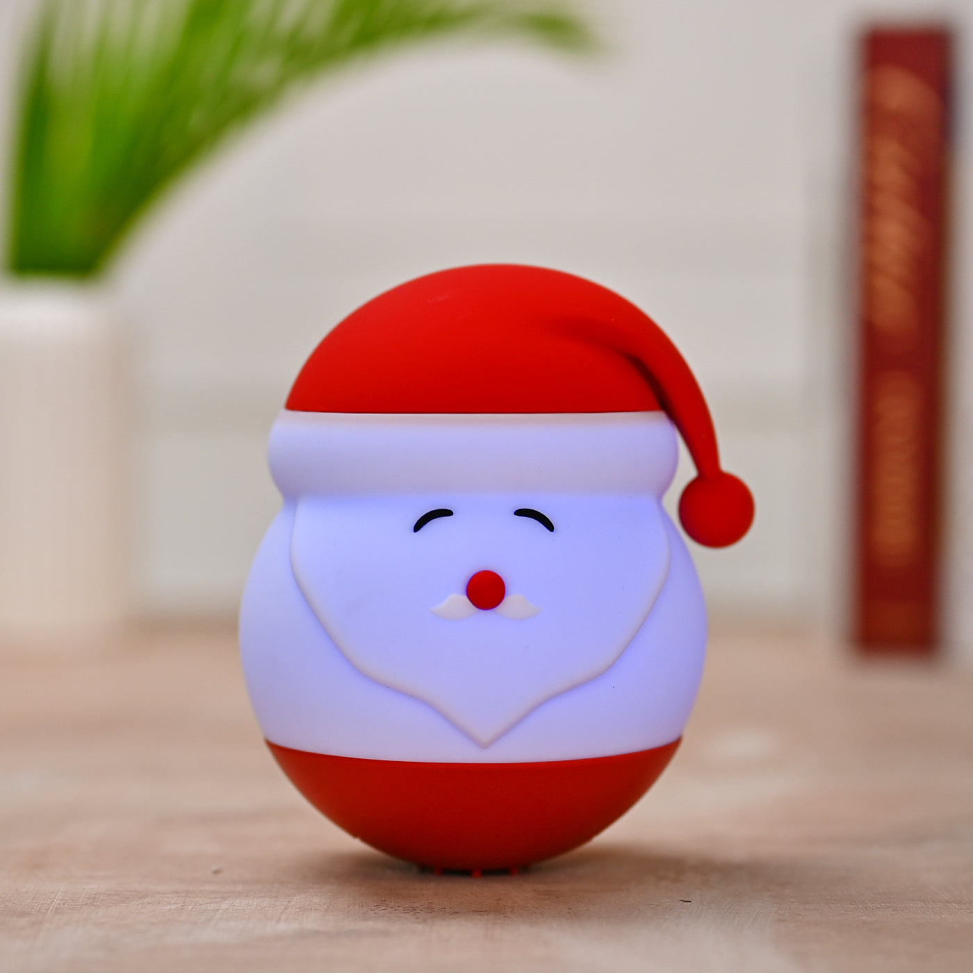 Silicone Light Changing Santa Claus Night Lamp