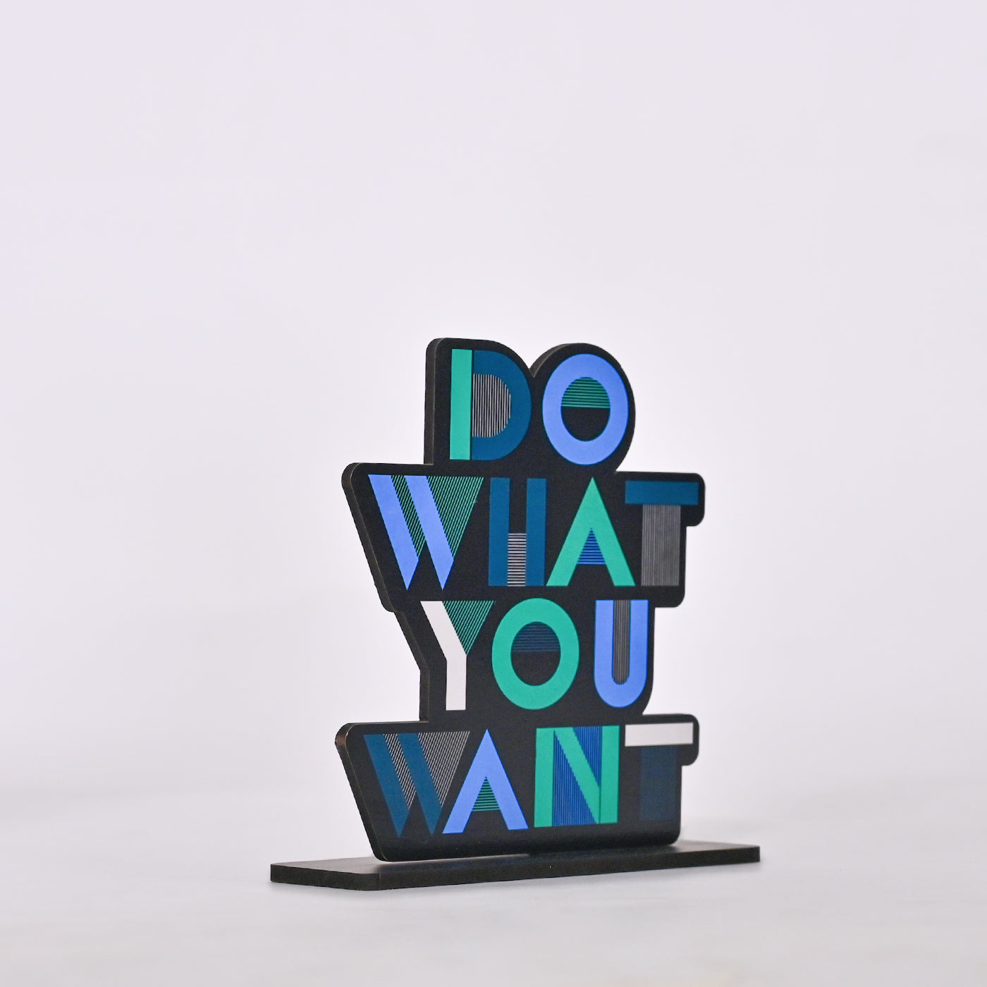 Do What You Want Table Decoration | Wooden | Gifting Decor
