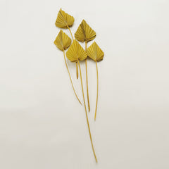 Palm Spear Small Rich Yellow (SET OF 5)