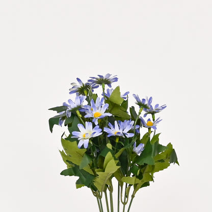  Set of 1 Artificial Flowers Bunches (Without Vase)Blue