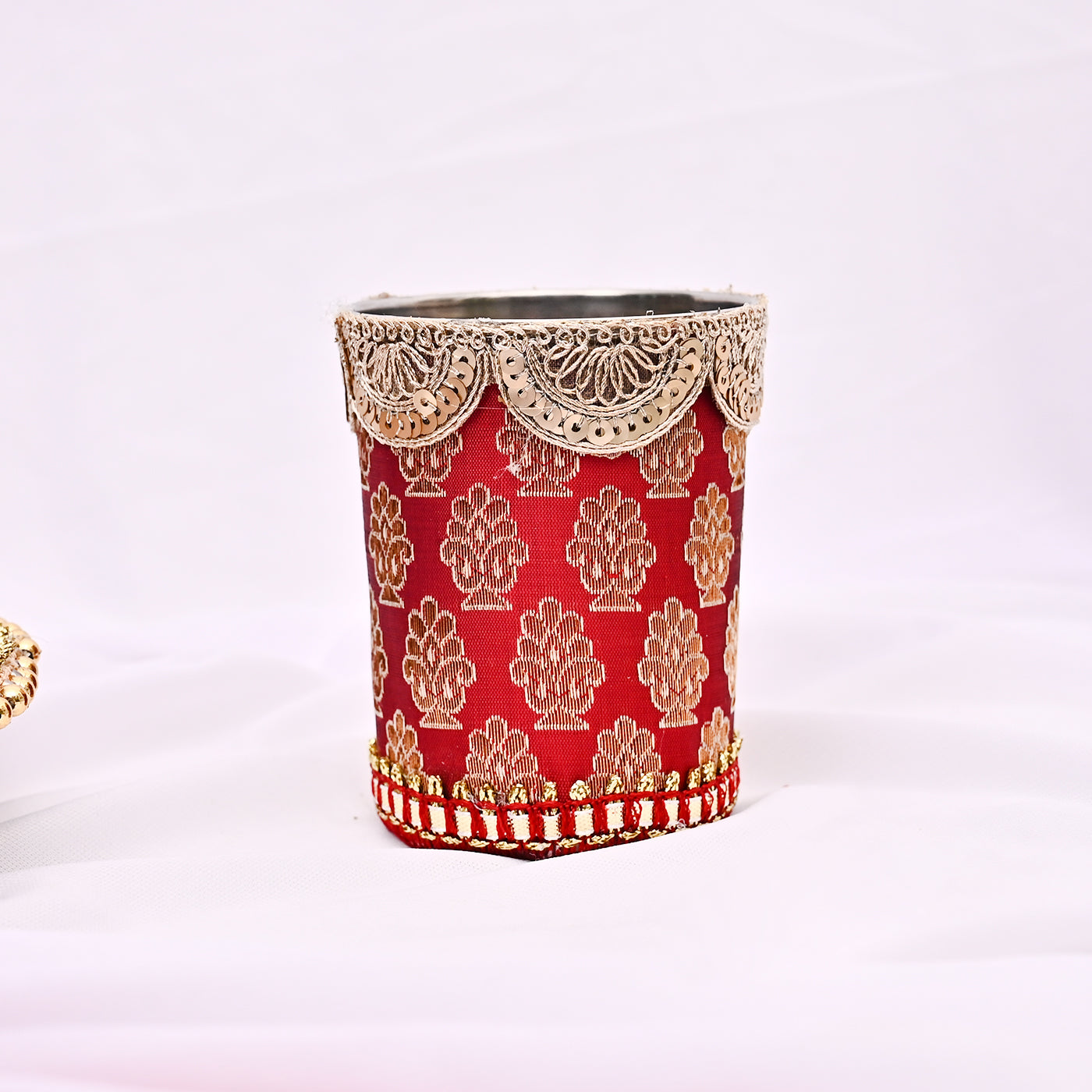 Handcrafted Karwa Chauth Thali Set -Maroon