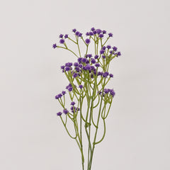 2 Pcs Artificial and Dried Flowers (Purple)