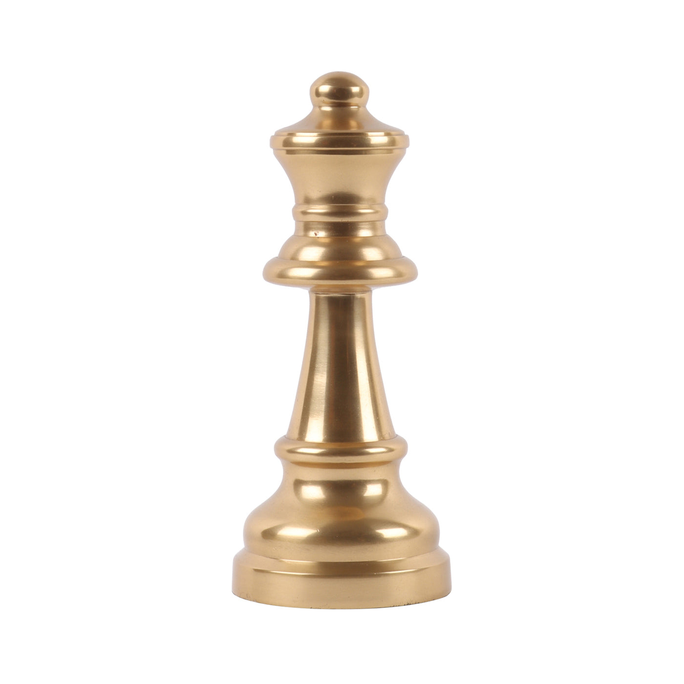 Decorative chess king queen gold large