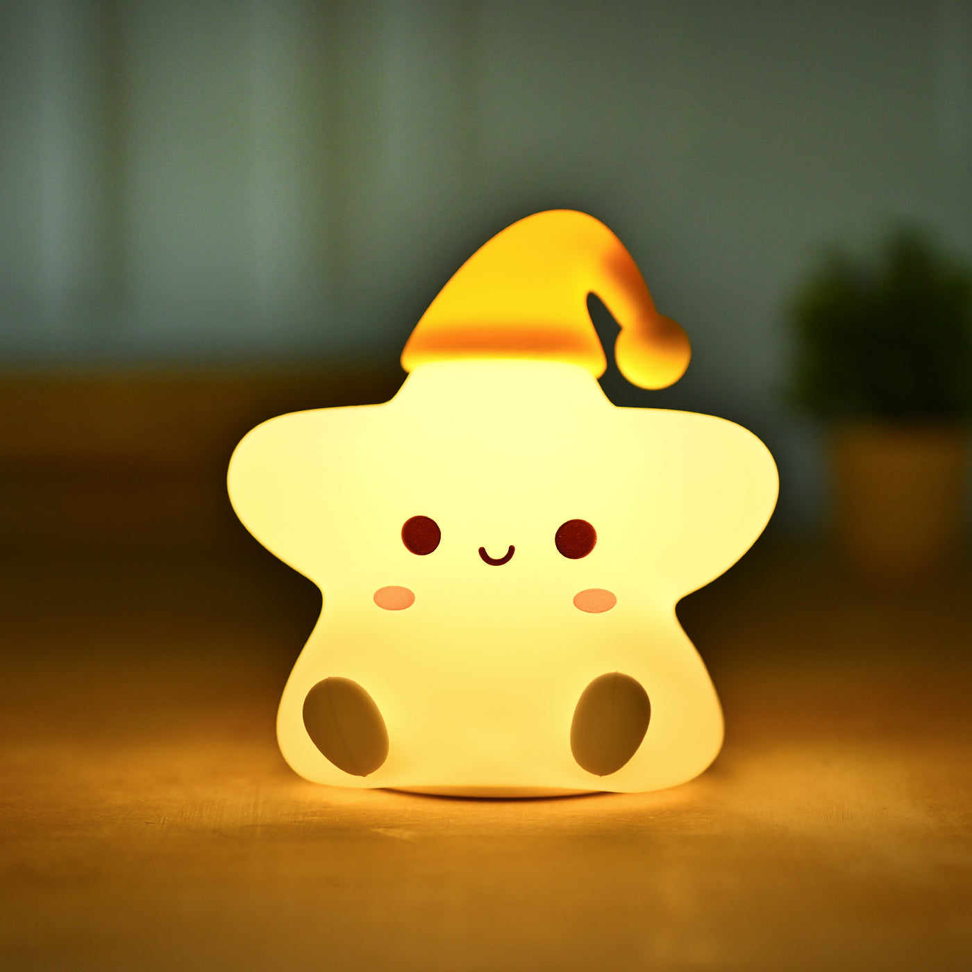 Silicone Cute Little Star Night Lamp for children | Bedroom | Christmas Gift | Tap Lamp | Multiple Colors