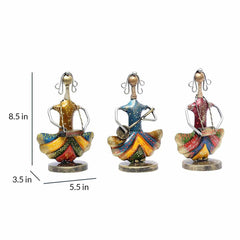 Musician Dolls Figurines set of 3