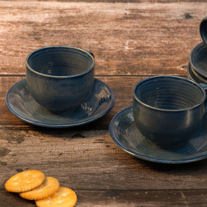 Sapphire serenity tea set