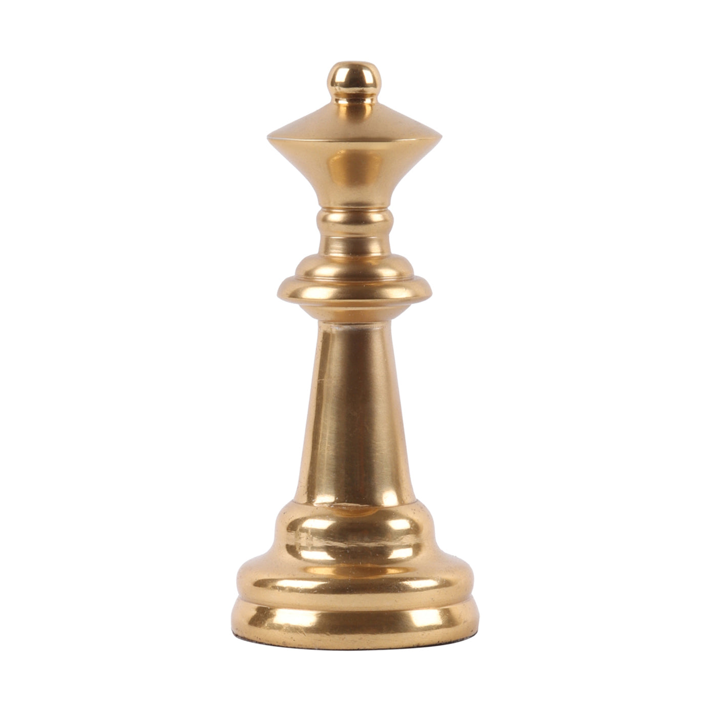 Decorative chess king queen gold small