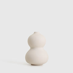 Oreo Vase White 6 inch