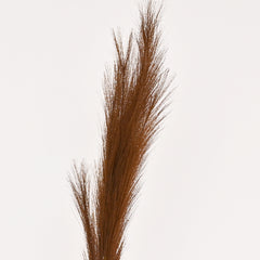 1 Pcs Artificial Flower Faux Pampas Grass (Dark Brown)