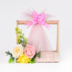 Wooden Basket for Gift Hamper Fancy Handmade Basket ideal for Wedding Gifting,Birthday Gift Thanks(GH-001)