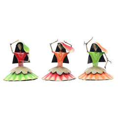 Musician Dolls Figurines Inset of 3