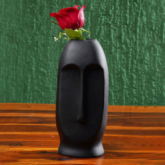 Viso Vase Black