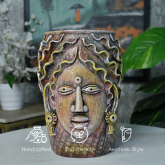 Terracotta Tribal Floral Muse