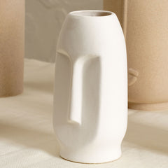 Desert Farmhouse Vase Beige and White Set of 7
