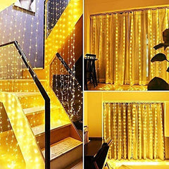DecorTwist USB Fountain Rice Light for Wall Decor| Home Decoration| Diwali Item| Christmas Item| Indoor & Outdoor Decoration Item| | Festival Item | 3.05 Mtr Length