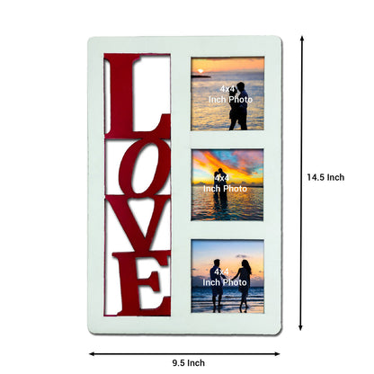 LOVE COLLAGE Photoframe for Anniversary , Birthday gifting