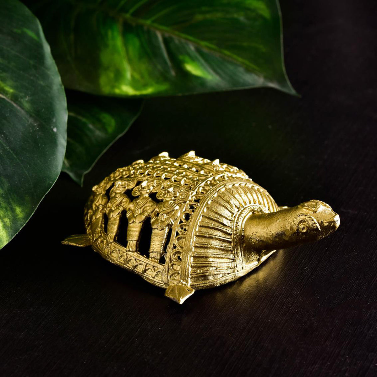 Dhokra Tortoise Artisan Brass Home Decor