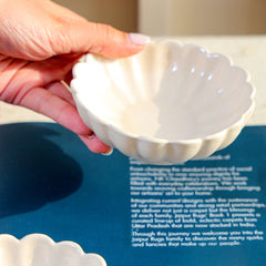 Dessert Bowl set of 2 - white