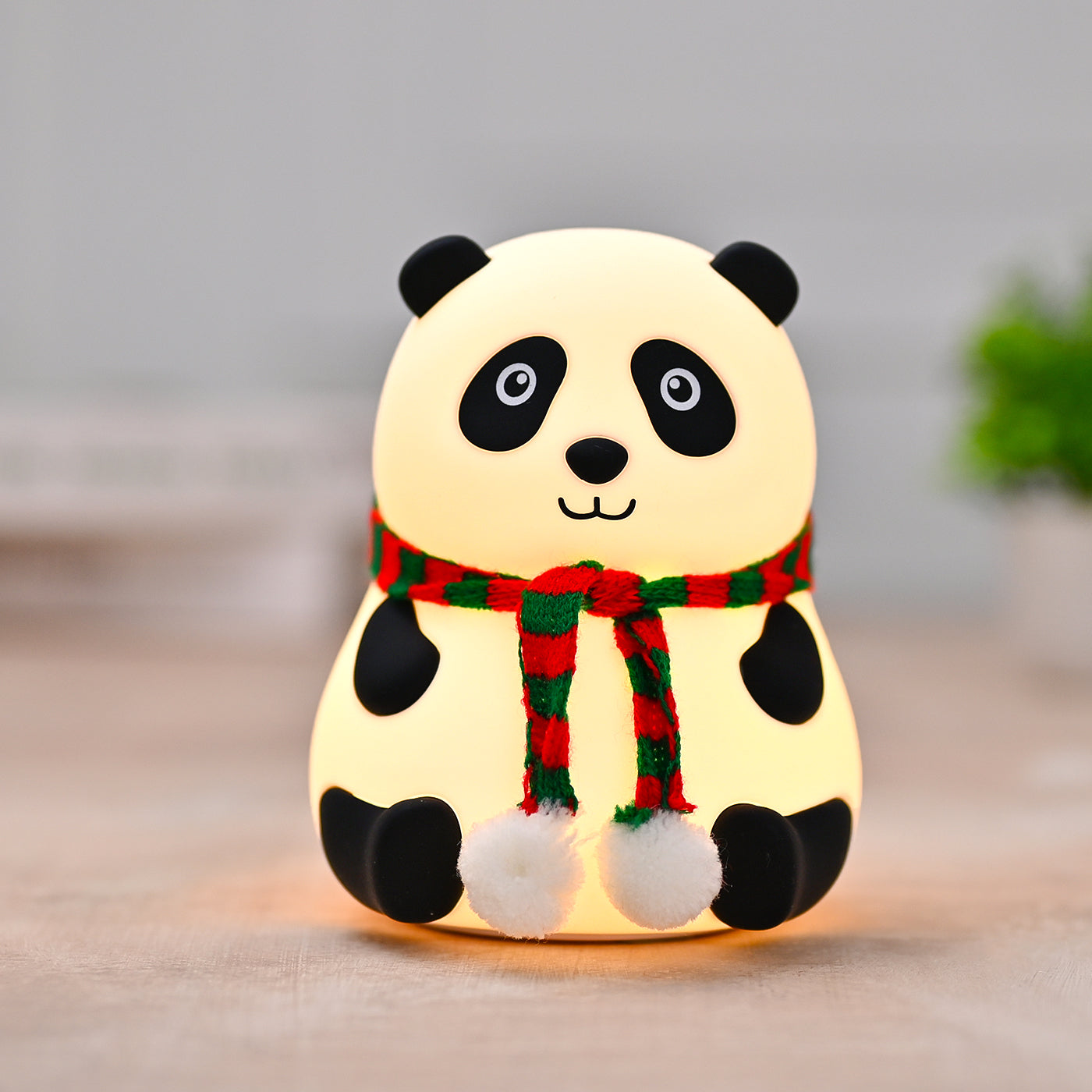 Silicone Panda Night Lamp for children | Bedroom | Christmas Gift | Tap Lamp | Multiple Colors