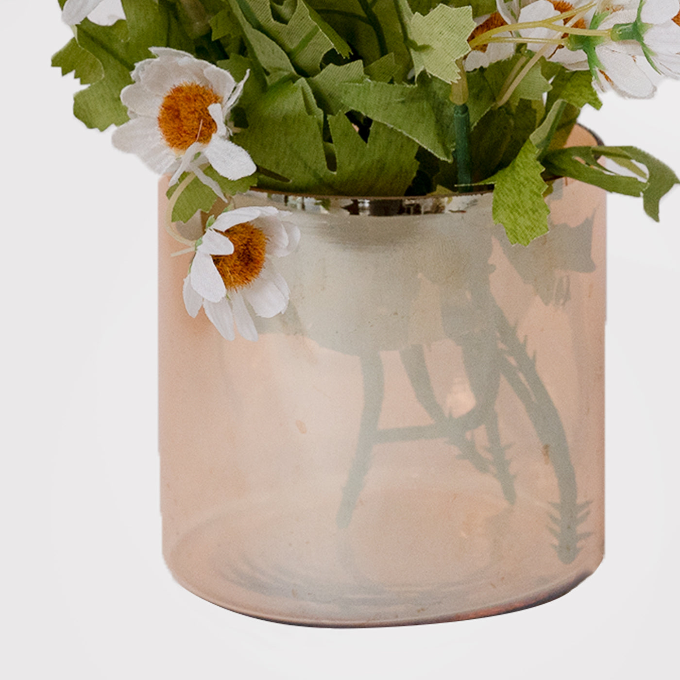 VUMI Decorative Transparent Glass Flower Vase For Home Decor