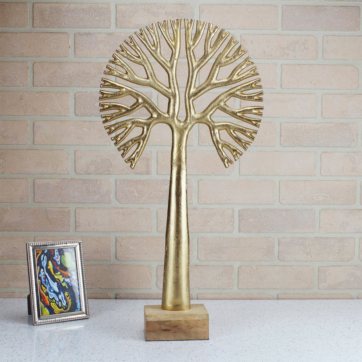 Harvest Gold Broc Tree Sculpture