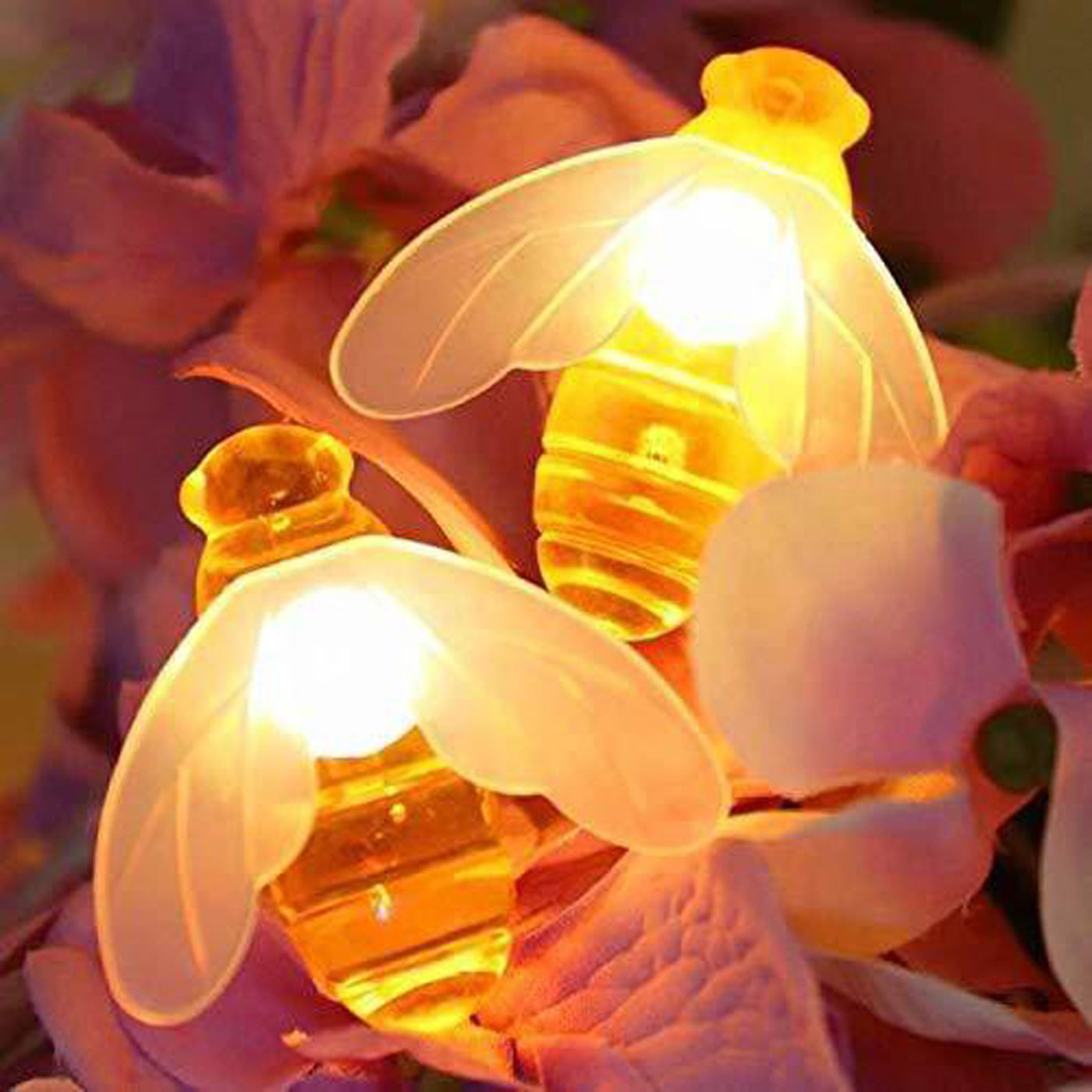 DecorTwist Fancy LED String Light for Home and Office Decor| Indoor & Outdoor Decorative Lights|Christmas |Diwali |Wedding | Christmas | Diwali | Wedding | (4 MTR) (Honey Bee String)