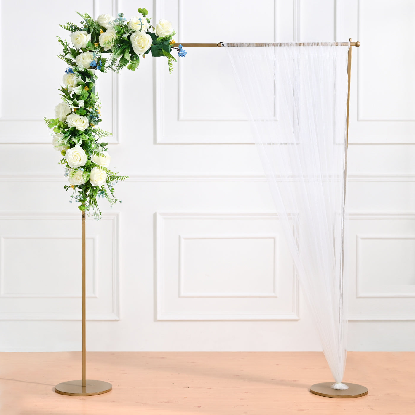 Photo: Floral & Decor | Wedding stage design, Wedding stage backdrop,  Indian wedding decorations receptions