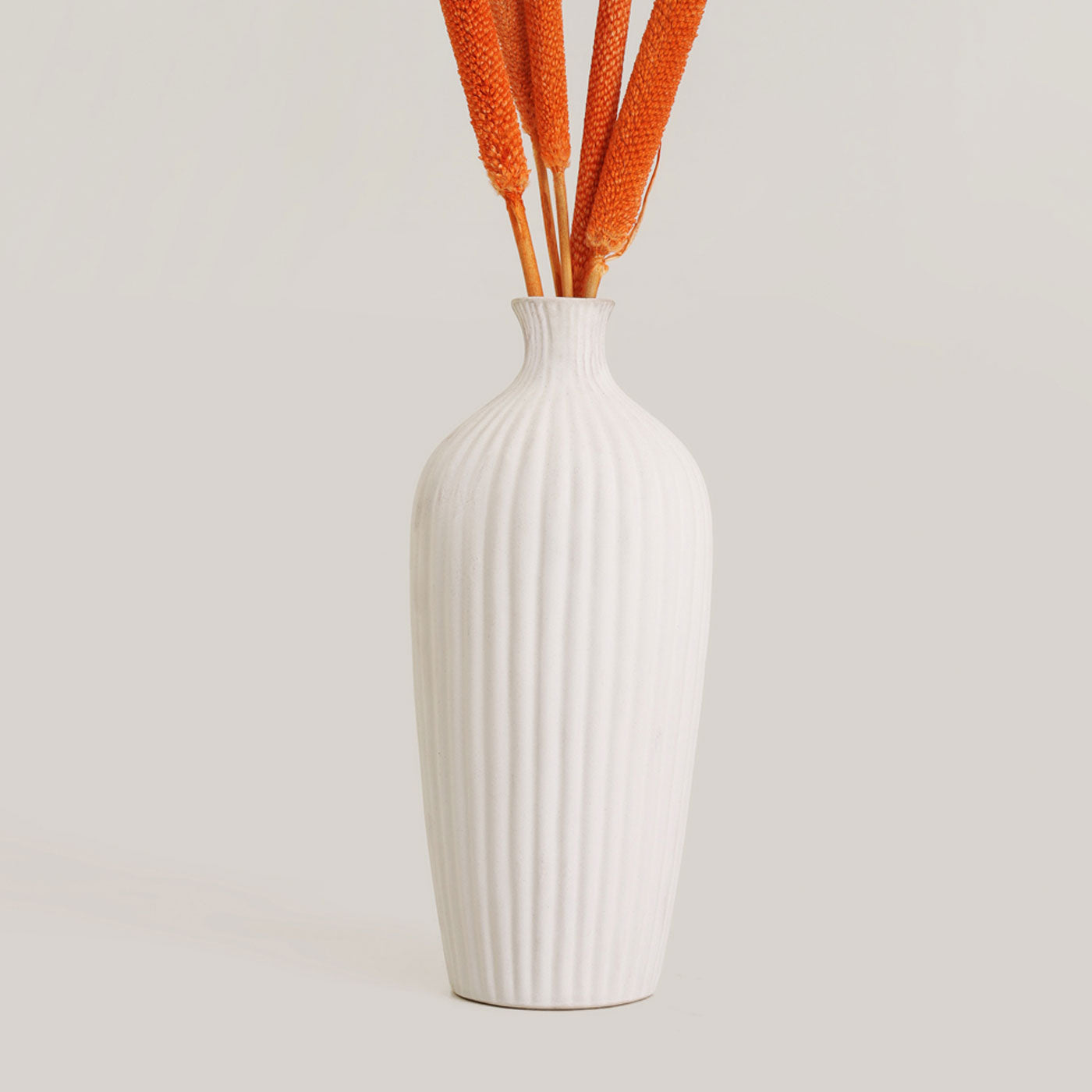 SAROI WHITE VASE SET OF 3