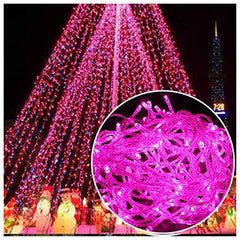 DecorTwist LED String Light for Home and Office Decor| Indoor & Outdoor Decorative Lights|Christmas |Diwali |Wedding | Christmas | Diwali | Wedding |12 Meter Length | (Pink)